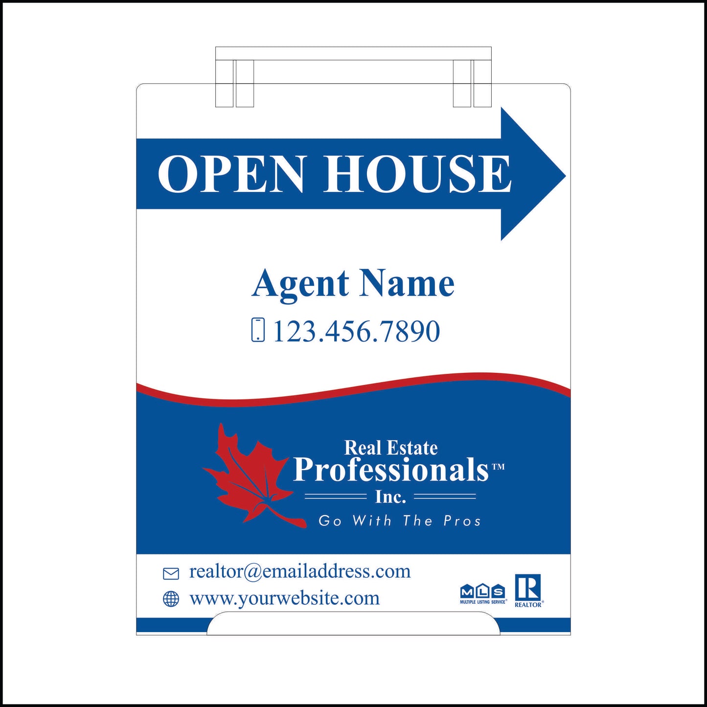 Sandwich Board Sign - Small REPI OPTION 1