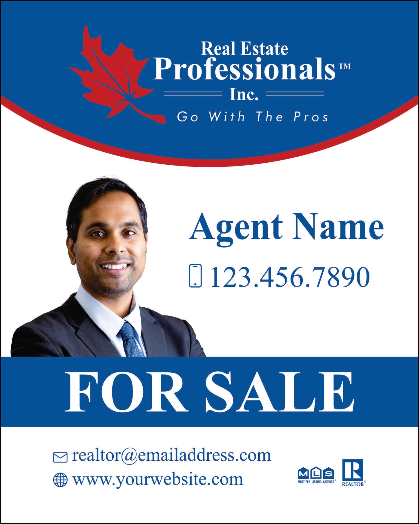 Hanging For Sale Sign Panel REPI OPTION 1