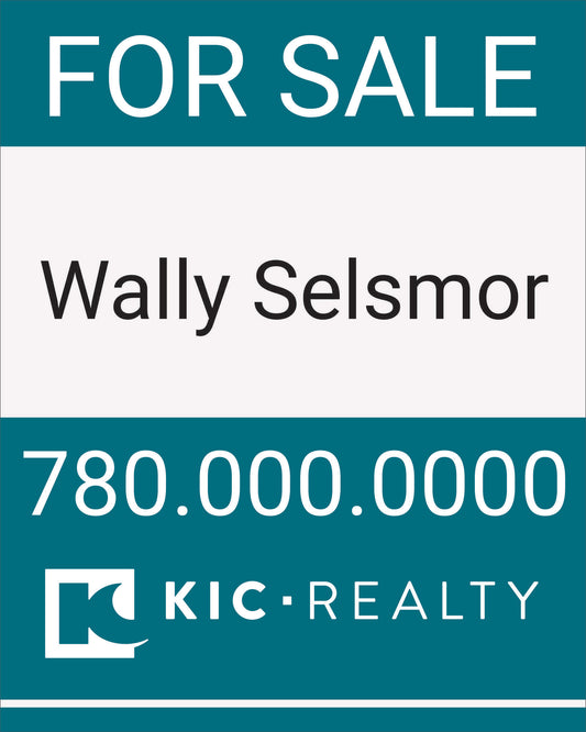 KIC Realty For Sale sign panel