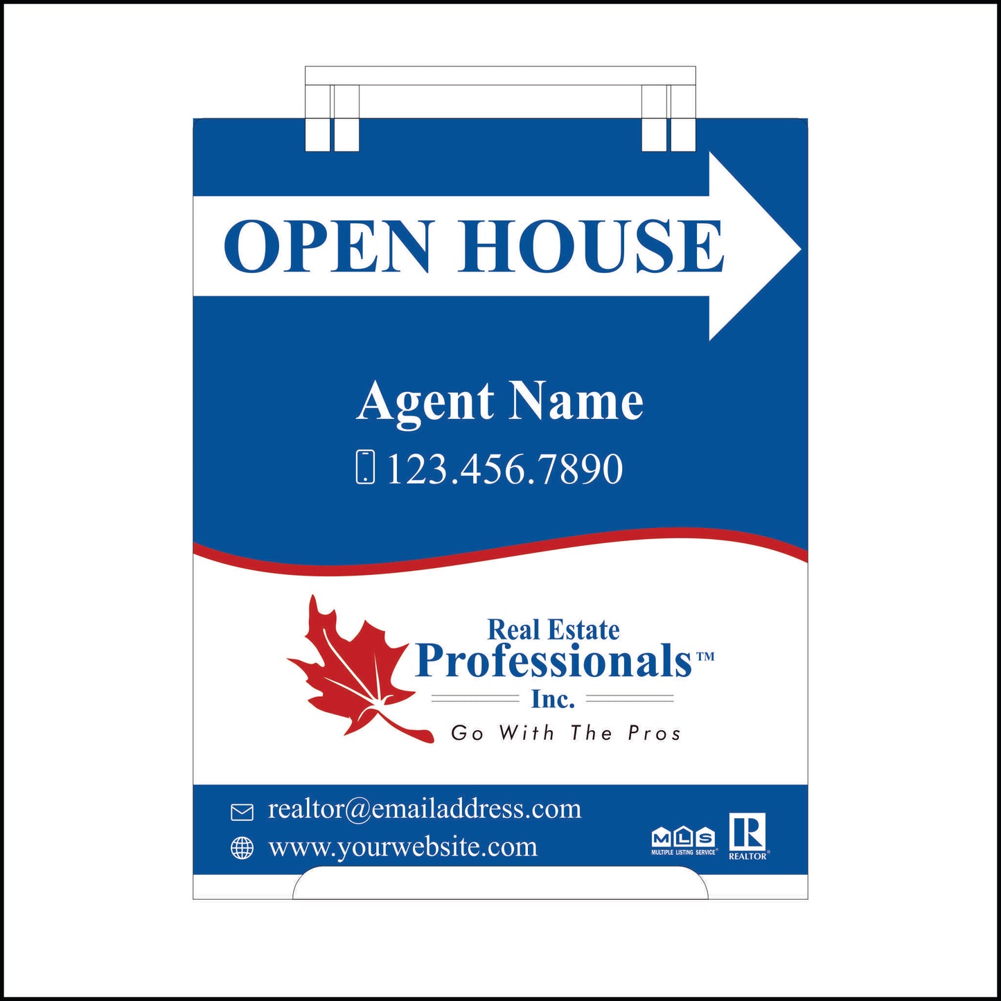 Sandwich Board Sign - Small REPI OPTION 2