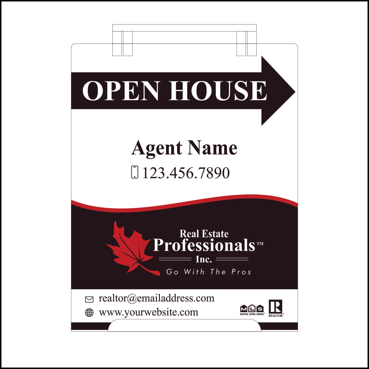 Sandwich Board Sign - Small REPI OPTION 3