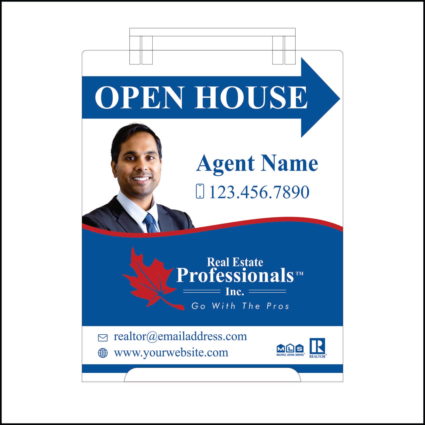 Sandwich Board Sign - Small REPI OPTION 1