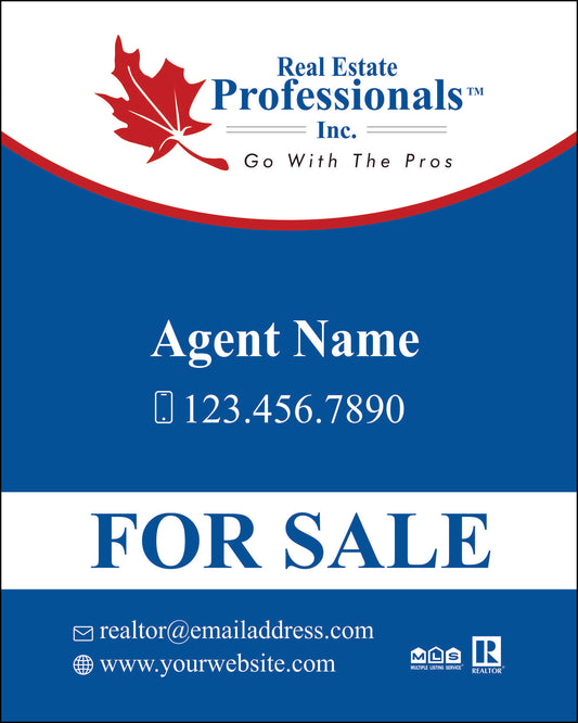 REPI Real Estate Sign Professionals Inc. For Sale panel option 2