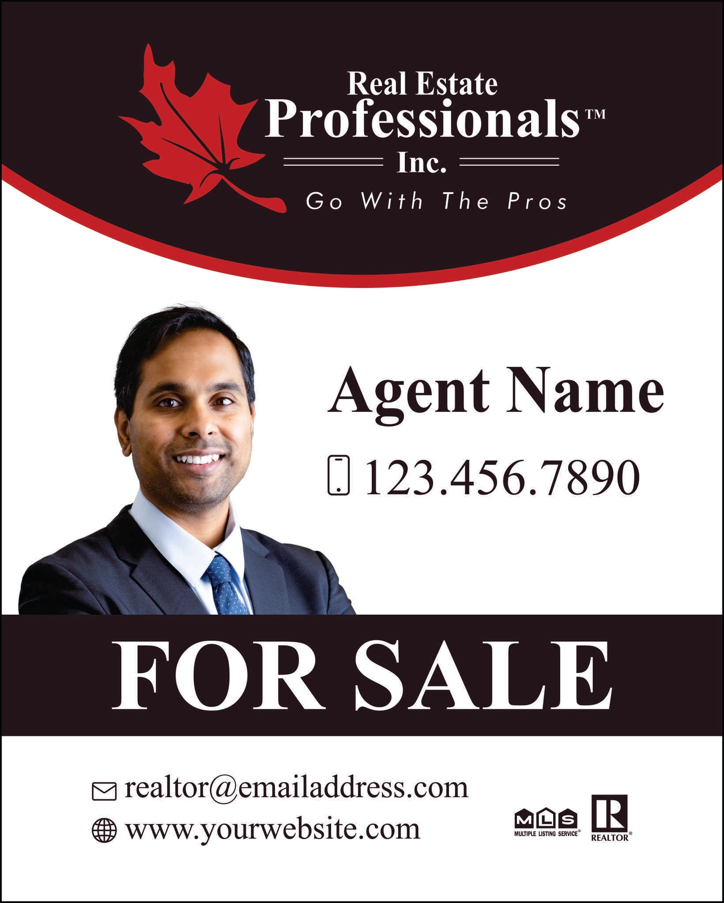 Hanging For Sale Sign Panel REPI OPTION 3