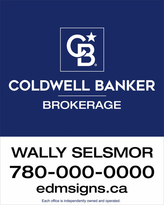 Hanging For Sale Sign Panel Coldwell Banker Vertical