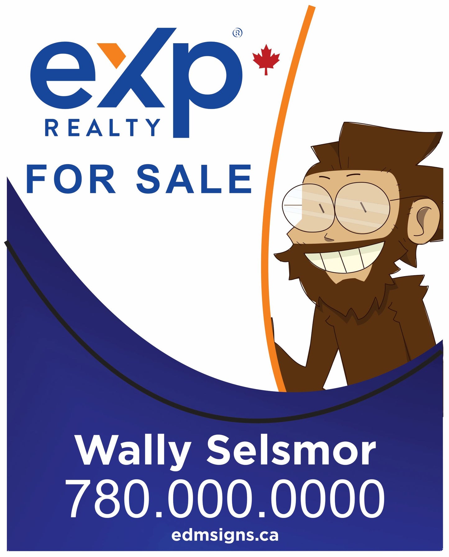 Hanging For Sale Sign Panel eXp Vertical-2