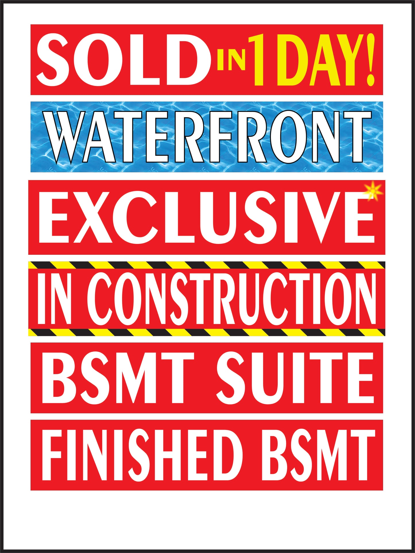 For Sale Sign Topper