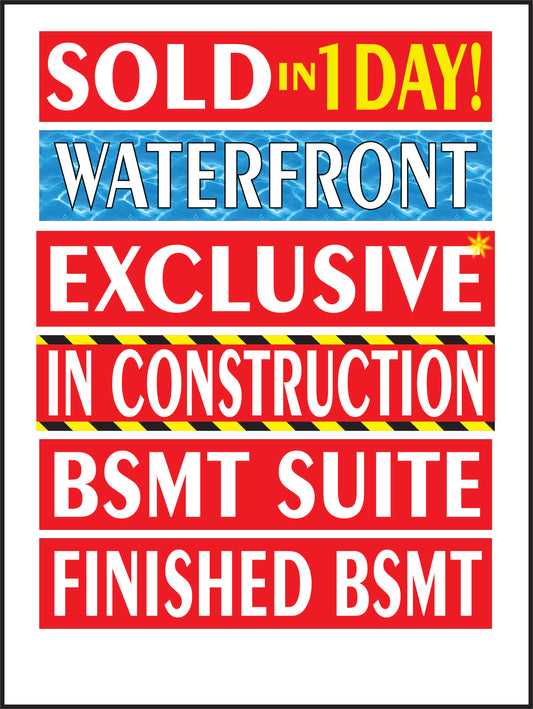 For Sale Sign Topper