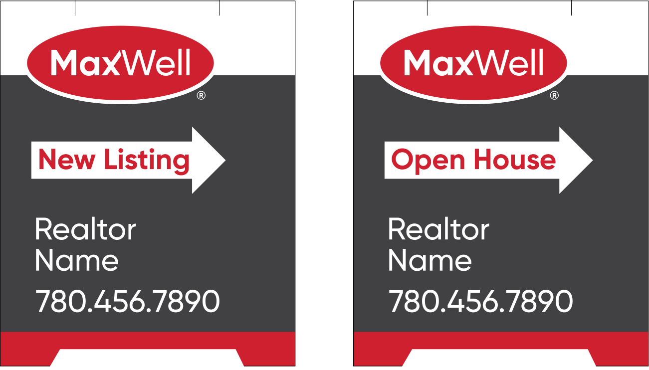 MaxWell Sandwich Board Sign